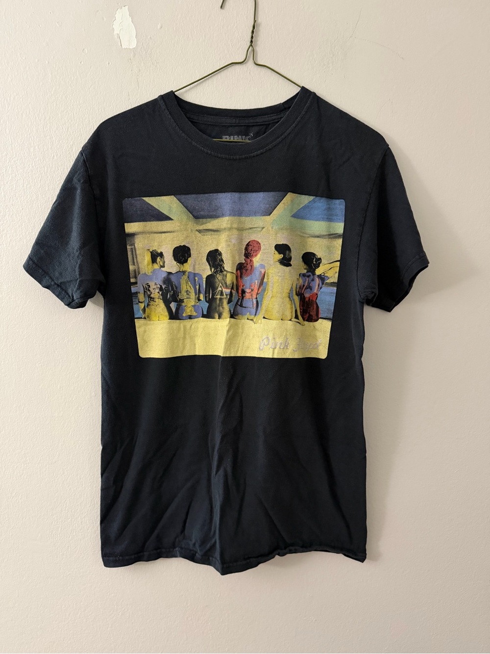 Pink Floyd Graphic Crewneck T‑Shirt with Retro Print